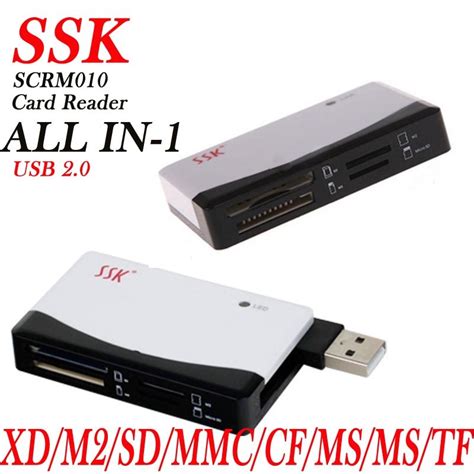 China Ssk USB2 0 All In 1 Multi Memory Card Reader For Micro SD CF Xd