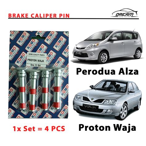 Proton Waja Perodua Alza Brake Caliper Pin 1 Set Shopee Malaysia