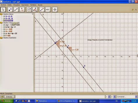 Tic I Ies Salinas Castrillón 1ª Práctica Con Geogebra