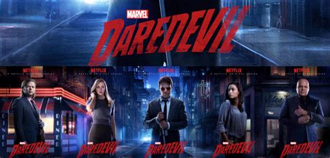 5 Daredevil Character Posters Form 1 Mega-Poster