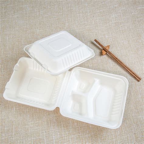 Sugar Cane Disposal Bagasse India Recycle Sugarcane Takeaway Disposable