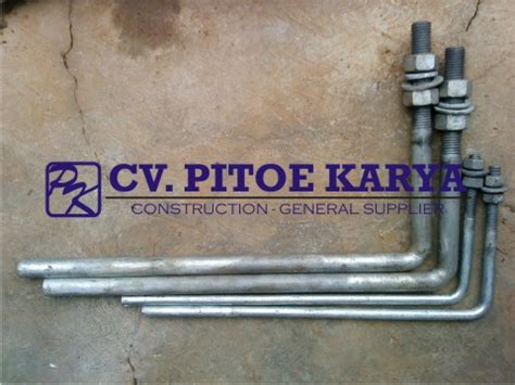 Hot Dip Galvanize Anchor Bolt Pitoe Karya