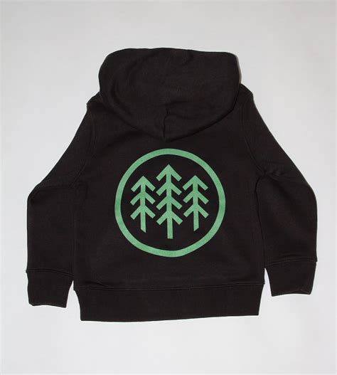 Kids Classic Black Hoodie - DYFI Bike Park