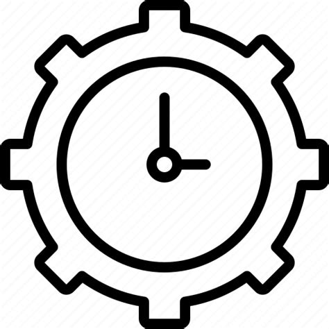 Utilization Use Activity Practice Usage Utilisation Clock Icon