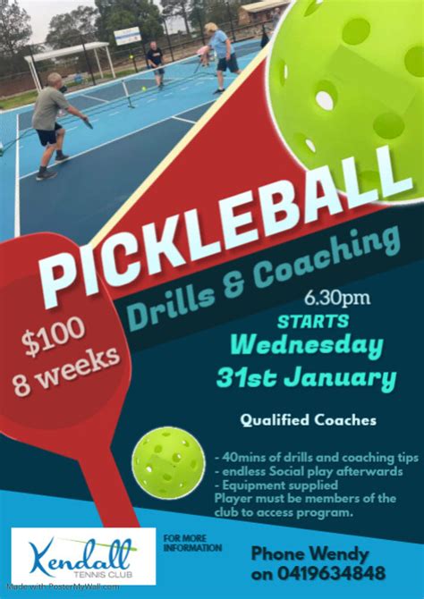 Pickleball Tournament Flyer Postermywall