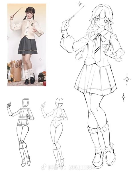 Pin By R I O N A On Pose In 2023 Anime Poses Reference Figure Drawing Reference Female Pose