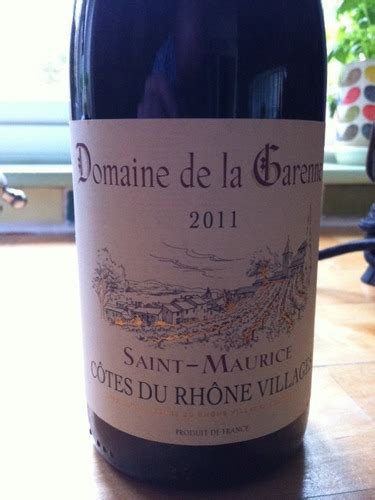 Domaine De La Garenne C Tes Du Rh Ne Villages Saint Maurice Vivino