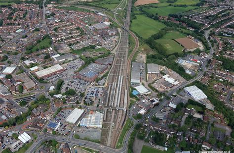 Nuneaton Railway Station Aerial Photograph Aerial Photographs Of