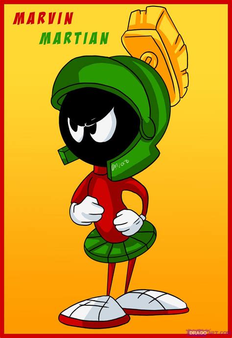 Marvin The Martian Drawing at PaintingValley.com | Explore collection ...