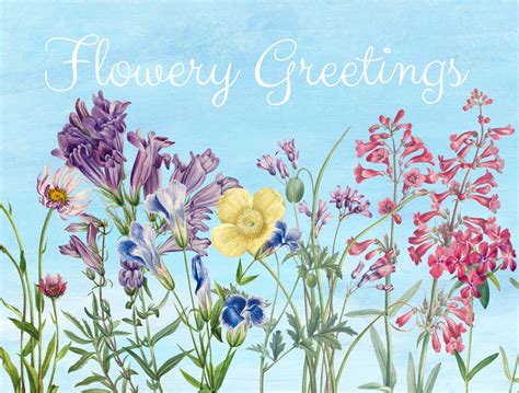 Flowers Greetings Vintage Postcard Free Stock Photo - Public Domain ...