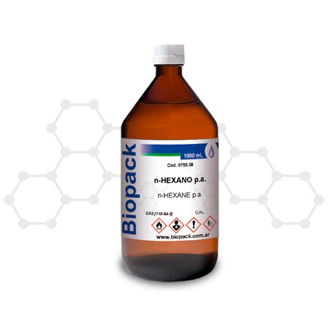 Hexano Normal P.a. X 1000 Ml | Biopack