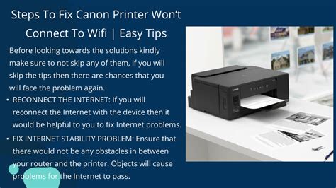 Ppt Guide To Fix Canon Printer Not Connecting To Wifi Error