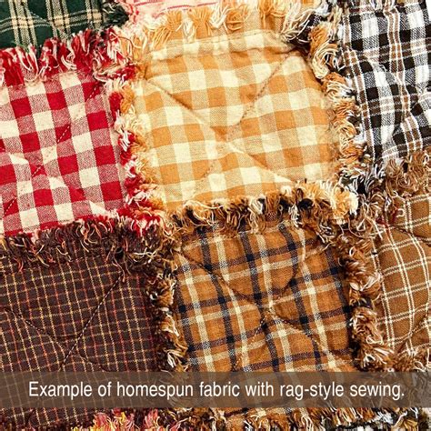 Honey Mini Buffalo Homespun Fat Quarter Jubilee Fabric