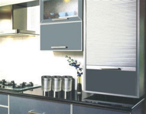 Aluminum Roller Shutter By Grace Modular Kitchen Aluminum Roller