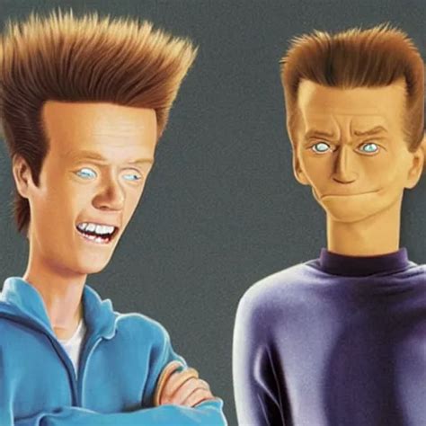 Krea A Movie Still Of The Beavis And Butthead Played By Teenage Actor