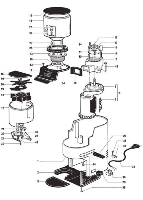 Espressotec Gaggia Mdf Parts Diagram Espresso Coffee Beans