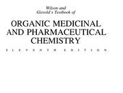 Wilson And Gisvold S Textbook Of Organic Medicinal And Pharmaceutical