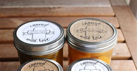 Ladyface Blog: Printable Canning Jar Labels