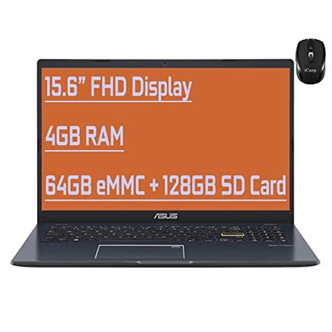 Flagship Asus L510 Ultra Thin Business Laptop 156” Fhd Display Intel Celeron N4020 4gb Ram 64gb