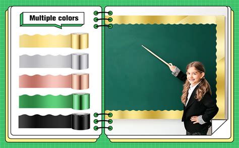 Amazon Ecally Ft Scalloped Bulletin Board Borders Classroom