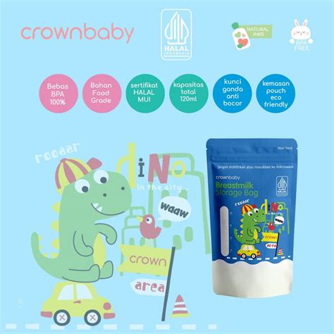 Jual Crown Kantong Asi Ml Breastmilk Storage Isi Ml