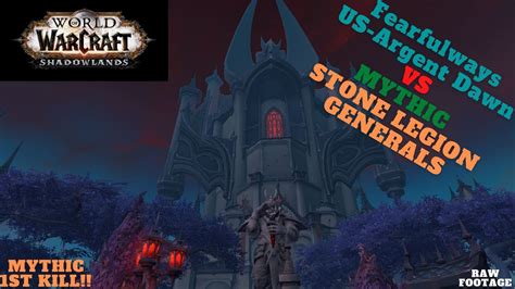 World Of Warcraft Shadowlands Castle Nathria FFW VS Stone Legion