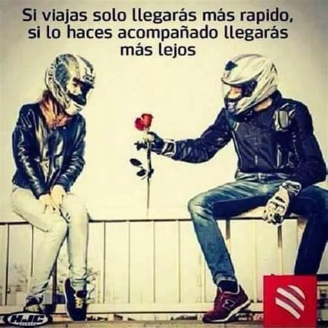 Es Mejor AcompaÑado Motorcycle Couple Biker Love Biker Quotes