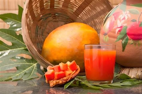 Jugo Con Hojas De Papaya Para La Salud Y Sus Beneficios