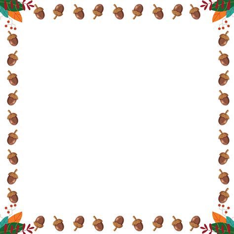 Thanksgiving Borders - 15 Free PDF Printables | Printablee