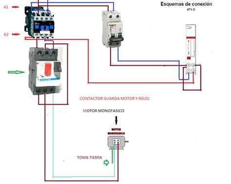 Diagrama Contactor Monofasico