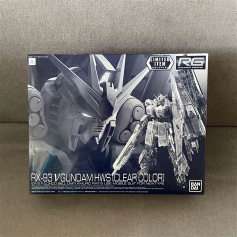 全新 RG 1 144 ν GUNDAM HWS NU GUNDAM HWS CLEAR COLOR 高達 高達模型 gundam