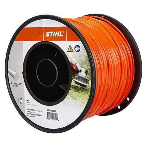 Bobine de fil rond STIHL 0000 930 2246 2246 diamètre 2 4 mm longueur