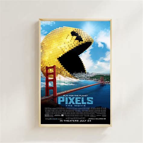 Pixelsmovie Posterregular Style Art Prints,home Decor,vintage Movie Poster,canvas Poster - Etsy