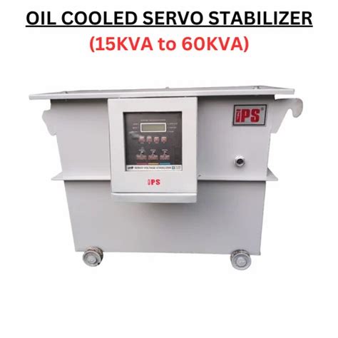 Three Phase 50 Kva Oil Cooled Servo Voltage Stabilizer At Rs 98350 In