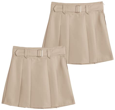 Beverly Hills Polo Club Girls' School Uniform Skort - 2 Pack Scooter ...