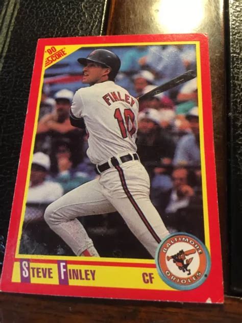 1990 SCORE BALTIMORE Orioles Steve Finley Carte Bonus 1992 Greg Olson