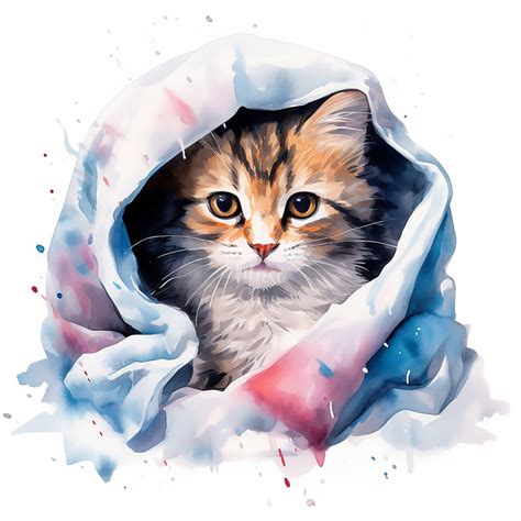 Winter Kitten Clipart 12 High Quality Jpgs Snow Clipart Winter Clipart