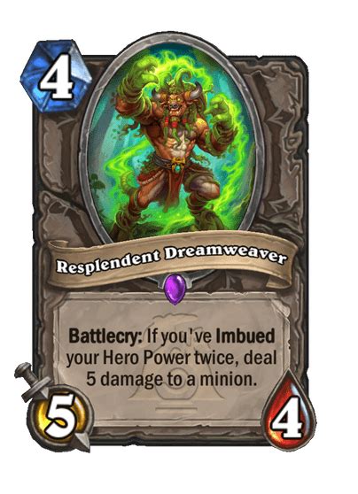 Resplendent Dreamweaver Hearthstone Card Library