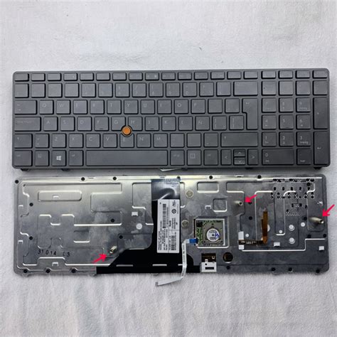 Latin Backlit Laptop Keyboard For Hp Elitebook 8760w 8770w With Point