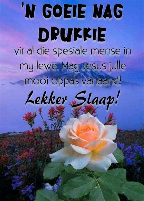 Pin By Martin Thompson On Afrikaans Good Night Greetings Goeie Nag