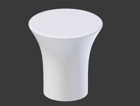 Modern White Table 3D TurboSquid 1199797