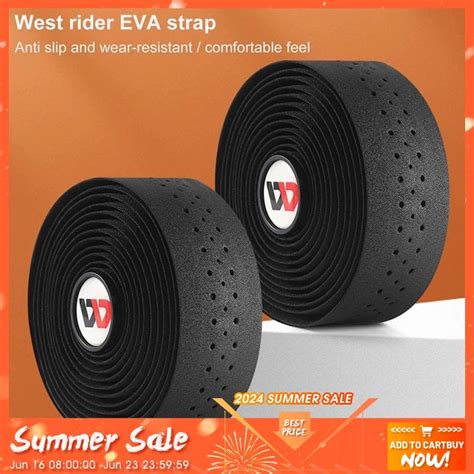 West Fietsen Eva Bar Tape Hoge Vasthoudendheid Stuur Tape Adhesive Bike