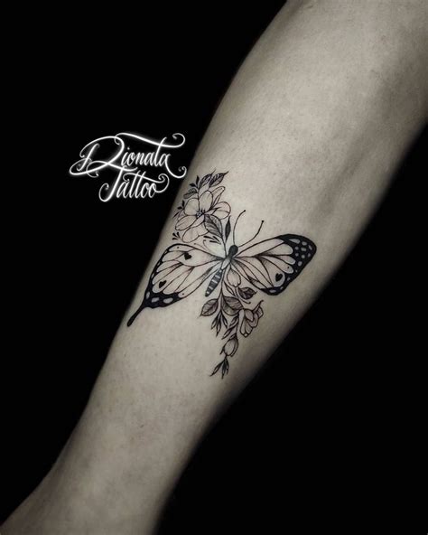 Dionata Pardim No Instagram Tattoo Borboleta Flores Muito