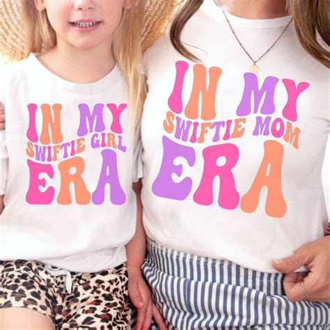 Swiftie Girl Swifite Mom Shirt In My Swiftie Mom Era Tshirt Etsy