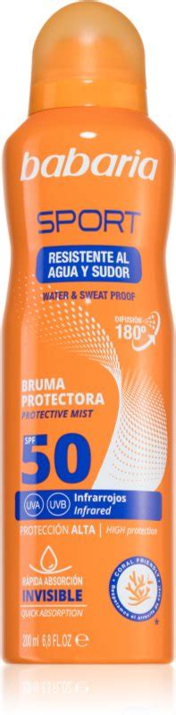 Babaria Sport Spray Solaire Protecteur Spf Notino Fr