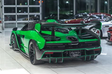 Used 2019 Mclaren Senna Coupe Only 387 Miles Ecj Bespoke Green 169