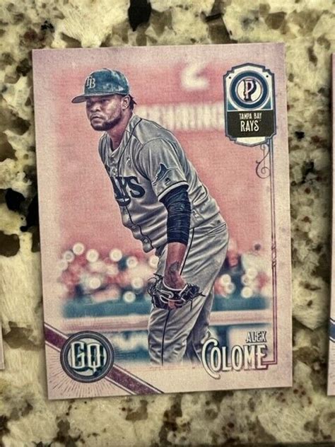 2018 TOPPS GYPSY QUEEN MISSING BLACKPLATE CARD TAMPA BAY RAYS ALEX