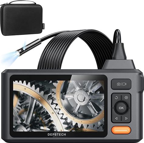 Depstech Ips Screen Endoscope P Dual Lens Inspection Camera With