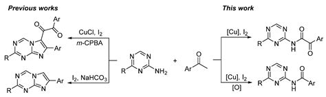 Molecules Free Full Text Selective Synthesis Of N 1 3 5 Triazinyl