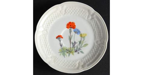 Wild Flower Saucer For Flat Demitasse Cup By Louis Lourioux